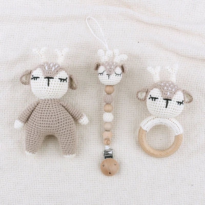 Ensemble au Crochet Renne Craquant