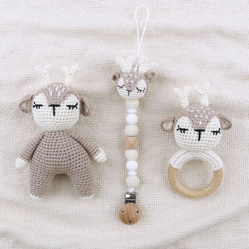 Ensemble au Crochet Renne Craquant