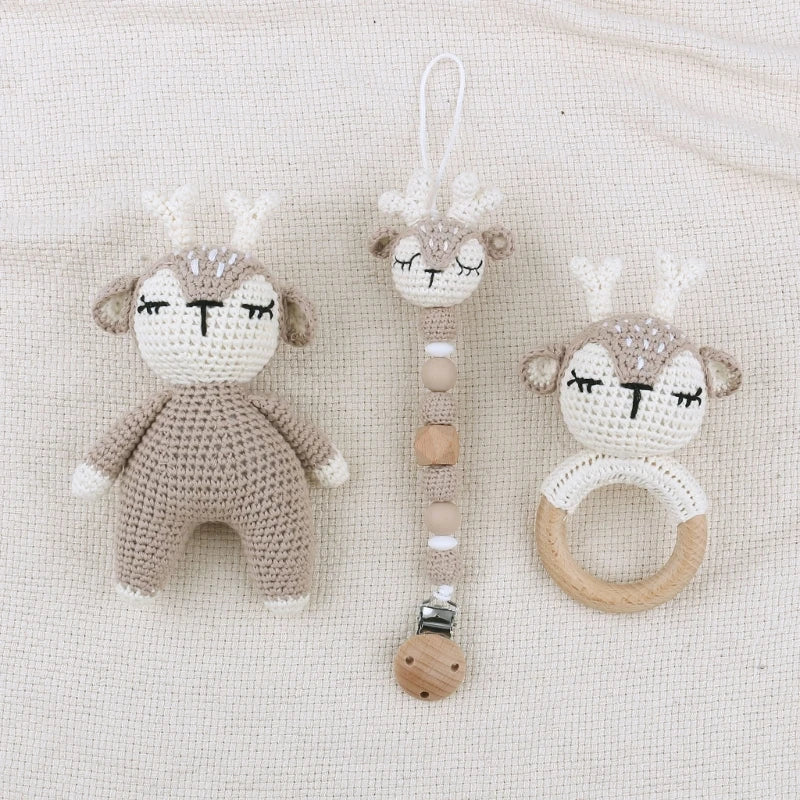 Ensemble au Crochet Renne Craquant