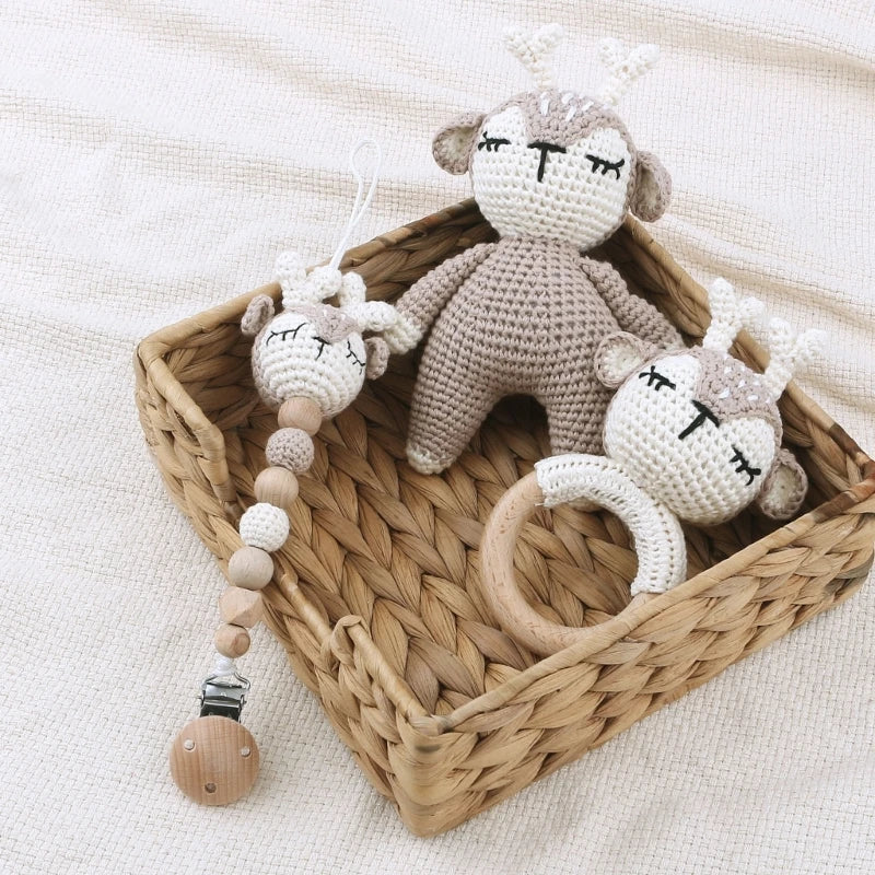 Ensemble au Crochet Renne Craquant