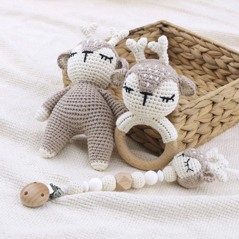 Ensemble au Crochet Renne Craquant