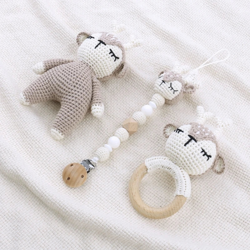 Ensemble au Crochet Renne Craquant