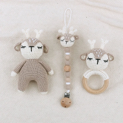 Ensemble au Crochet Renne Craquant