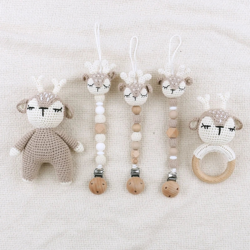 Ensemble au Crochet Renne Craquant